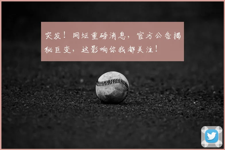 突发！网坛重磅消息，官方公告揭秘巨变，这影响你我都关注！