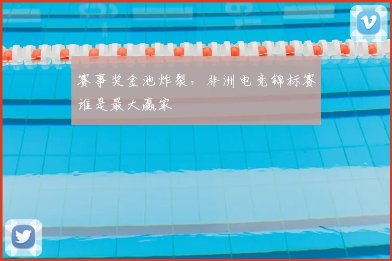 赛事奖金池炸裂,非洲电竞锦标赛谁是最大赢家